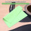 15cm*15cm Double-Sided Microfiber Cloth Green for Guitar 2