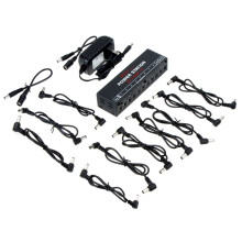 Mini Power Supply 10 Isolated DC Outputs 9V 12V 18V Guitar Effect