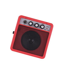 5W Mini Guitar Amp 3.5mm/6.35mm Inputs 1/4" Output