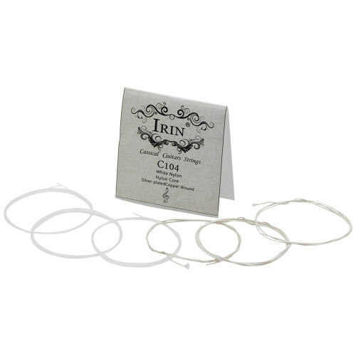 Nylon Silver Plated Copper Acoustic Guitar Strings 6pcs (.028-.043) 1