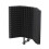Studio Mic Isolation Shield Pop Filter Wind Screen with EVA Foam 1