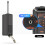 Wireless Guitar Bass Transmitter Receiver System Rechargeable Portable 4