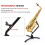 Alto Tenor Saxophone Stand Metal Triangle Base Folding Adjustable 4