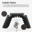 Studio Mic Isolation Shield Pop Filter Wind Screen with EVA Foam 4