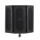 Studio Mic Isolation Shield Pop Filter Wind Screen with EVA Foam 3