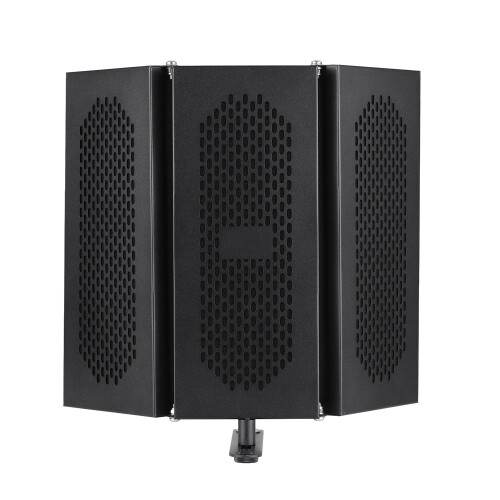Studio Mic Isolation Shield Pop Filter Wind Screen with EVA Foam 2