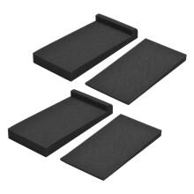 2 Packs High Density Acoustic Foam Pads 27*14cm for Studio Monitor