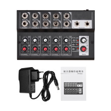 MIX5210 10-Channel Digital Audio Mixer Stereo DJ Live Broadcast