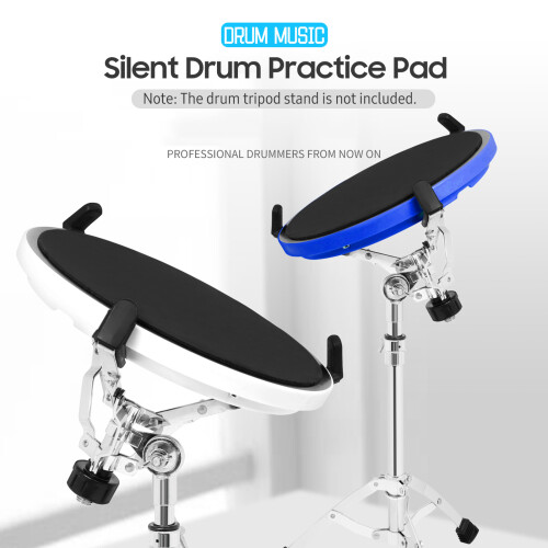 10 Inch Silent Drum Practice Pad Carbon Fiber Percussion 2