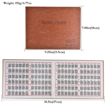 6 String Guitar Chord Book Paperback Chart