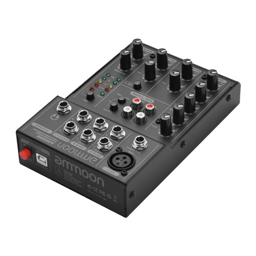AGM05 5-channel mixer USB interface 48V phantom 2