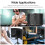 3-Panel Foldable Mic Isolation Screen Windshield Sound Cover Tripod 3
