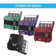 22 Keys 8 Bass Piano Accordion with Adjustable Straps Gig Bag for Kids