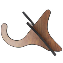 Wooden Ukulele Stand Portable Detachable Basswood Instrument Holder