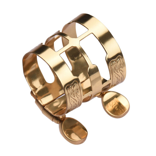Double Screw Sax Ligature Compact with Mouthpiece Cap 2