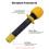 Wireless Handheld Mic Protection Kit Foam Windshield Silicone Ring 3