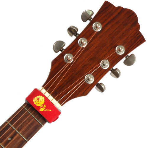 Rockhouse Guitar String Mute 18cm Flower Pattern 6-String 1