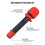 Mic Protection Kit Foam Windshield Silicone Ring Rod Sleeve 2