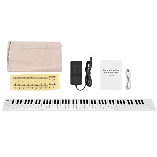 88 Keys Foldable Piano Digital Portable Keyboard for Students