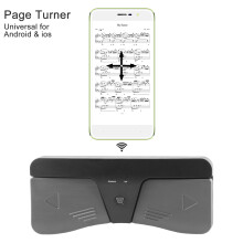 Wireless BT Page Turner Pedal for iOS Android Smartphones Tablets