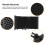 5-Panel Foldable Microphone Windshield Sponge Sound Insulation 5