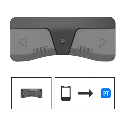 Wireless BT Page Turner Pedal for iOS Android Smartphones Tablets 1