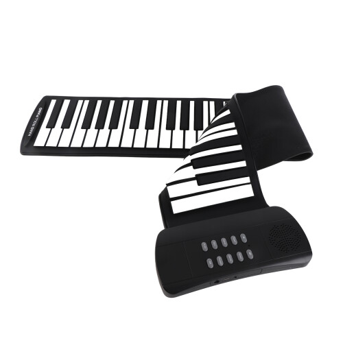Roll Up Piano with Speaker 16 Tones Foldable