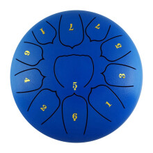 6 Inch Steel Tongue Drum 11 Notes Handpan with Mallet
