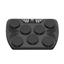 Portable Rechargeable Drum Kit with Stereo Speakers for Beginner