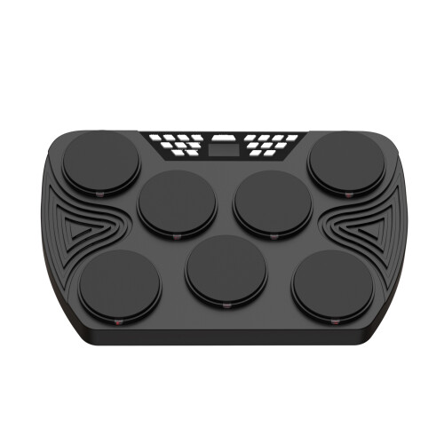 Portable Rechargeable Drum Kit with Stereo Speakers for Beginner