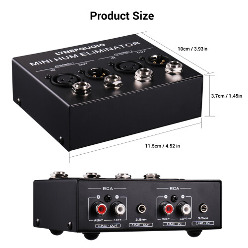LYNEPAUAIO Compact 4 Channel Passive Hum Eliminator Buzz Destroyer 2