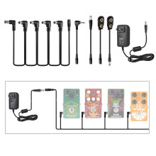 Caline CP-07A 9V 1A Power Supply 5-Way Daisy Chain Reversed Cables