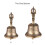 Tibetan Bronze Hand Bell with Vajra Padding 3