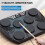 Portable Rechargeable Drum Kit with Stereo Speakers for Beginner 4