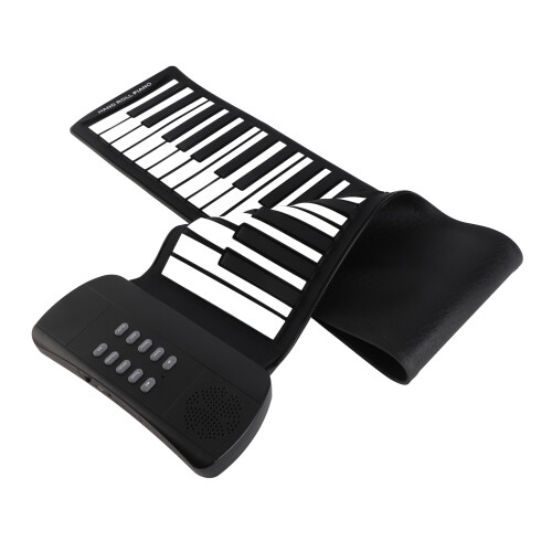 Roll Up Piano with Speaker 16 Tones Foldable 1