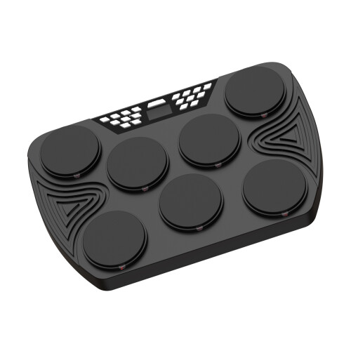 Portable Rechargeable Drum Kit with Stereo Speakers for Beginner 1