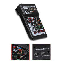 3 Channel Audio Mixer BT DSP Stereo Sound Board XLR RCA OTG Record