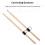 2Pcs Drumstick Control Clip Finger Ring Anti Slip Grip 4