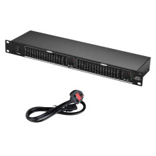 Btuty EQ-215 Dual Channel 15-Band Equalizer 1U Rack Mount