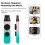 Kazu Flute Double Hole Kazoo 10pcs Replaceable Nozzle 3