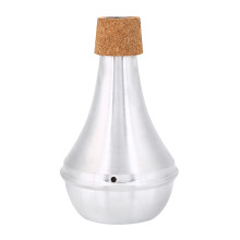 Aluminum Alloy Cork Practice Trumpet Mute Brass Accessory