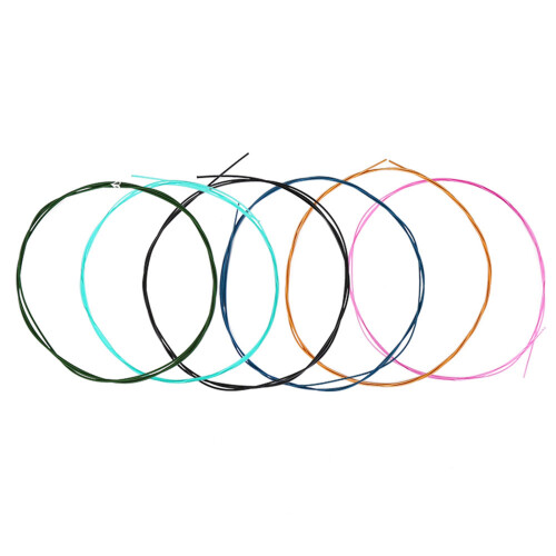 6Pcs/Set Colorful Alloy Nylon String for Classical Guitar 2