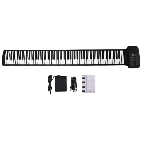 88 Key Portable Foldable Piano with Speaker Rechargeable