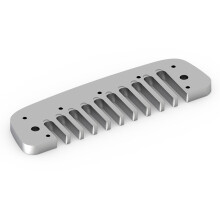 Aluminum Alloy Blues Comb for Hohner Golden Melody (Silver)
