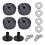 Drum Felt Washer Pad Plastic Cymbal Stand Sleeve Set 1