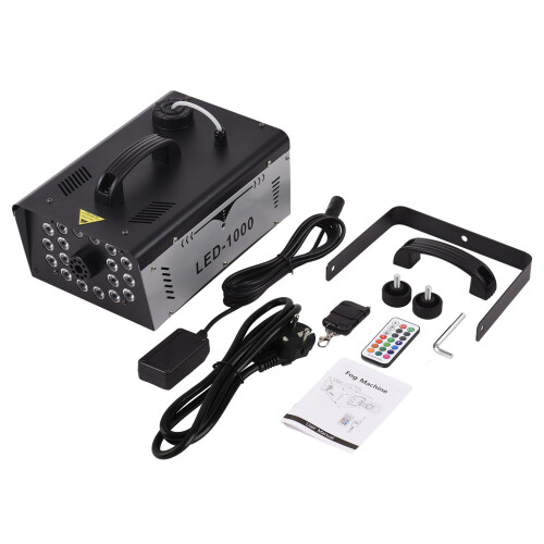 Portable Fog Machine with 18 LED Lights for Stage Performance