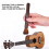 Solid Wood Violin Rosin Brush (Ebony) 3