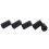 5Pcs Portable Black Cello Rubber Endpin Tip Protector 4