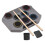 Electronic Tabletop Drum Set 3W Speaker Portable Digital with Pedals 1
