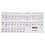 61 Key Piano Keys Sticker Set Removable Transparent 1